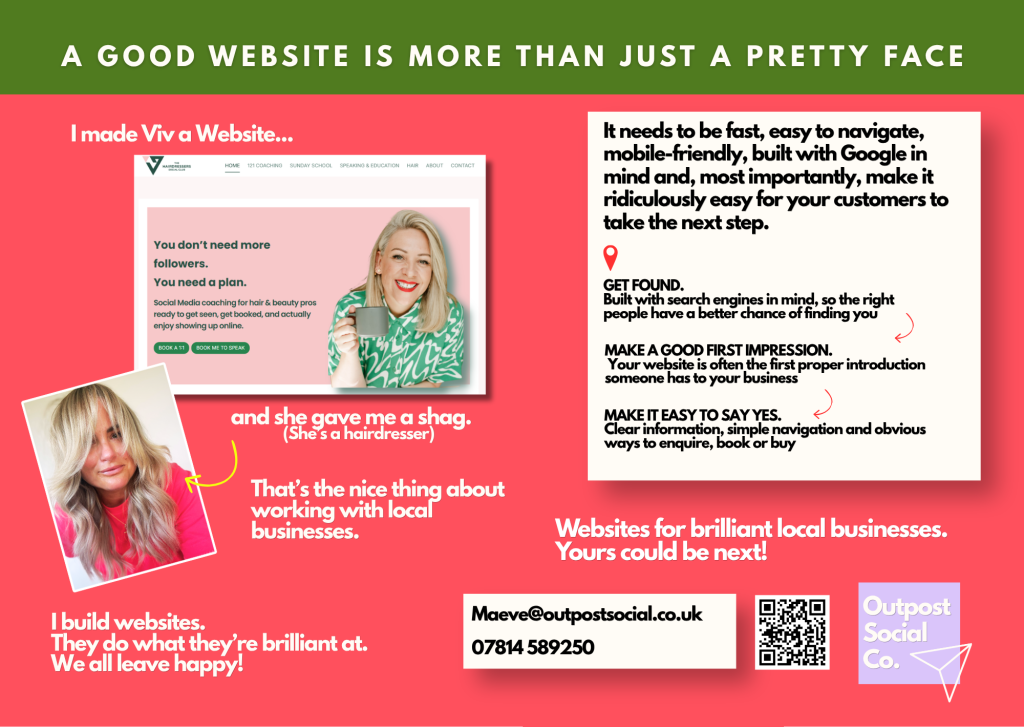 Advert Designed by Outpost Social Co